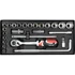 TOYA Set alata YT-12671, 1/2", 25 dijelova